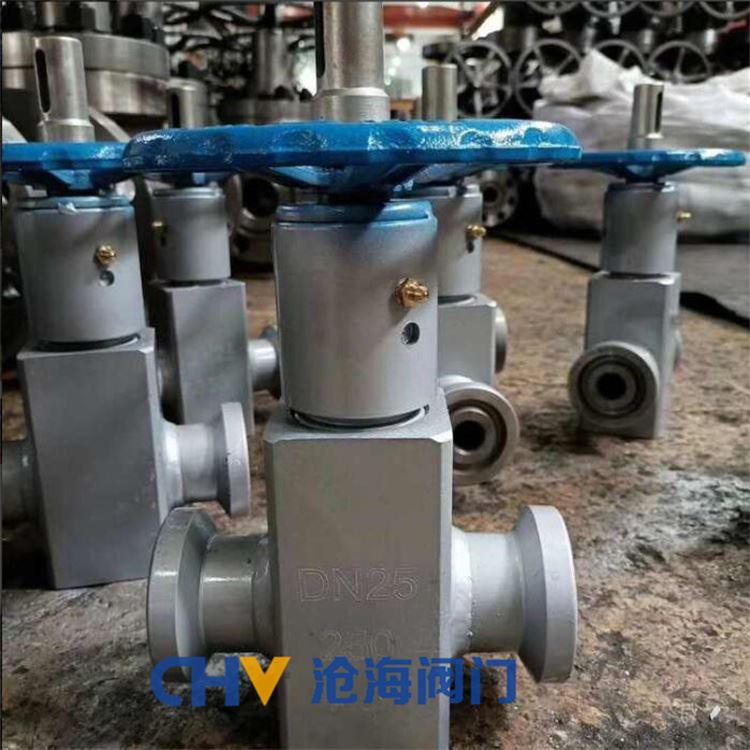 GZF83Y-350高壓鍛鋼卡箍式閘閥